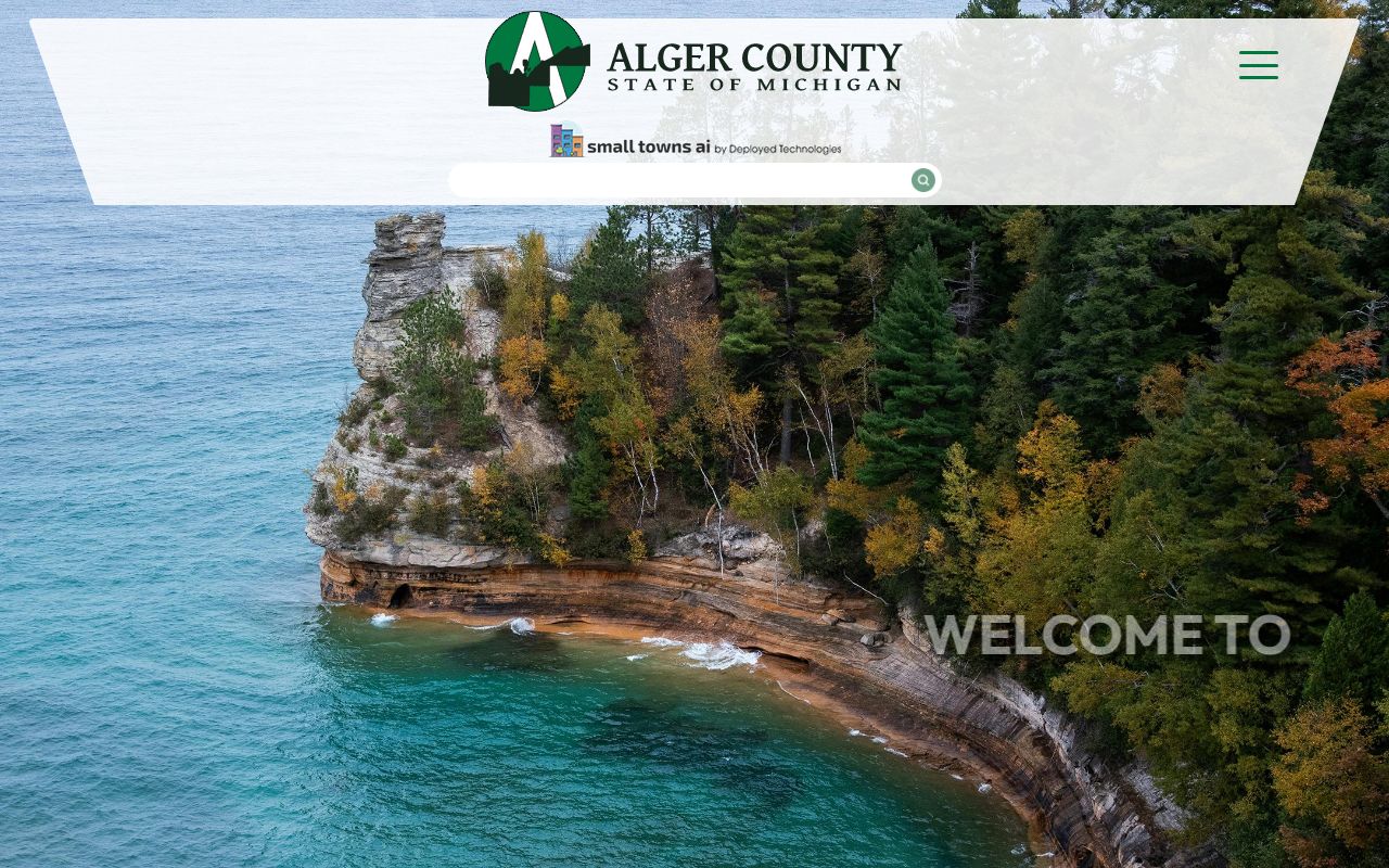 Alger County criminal records government department directory